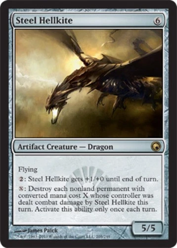 Steel Hellkite - Scars of Mirrodin #205/249 MTG Magic The Gathering - Image 1 of 1
