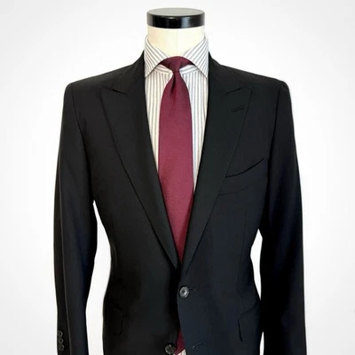 Tom Ford Tapered Black Sport Jacket | 40 | $5495 - Image 1 of 4