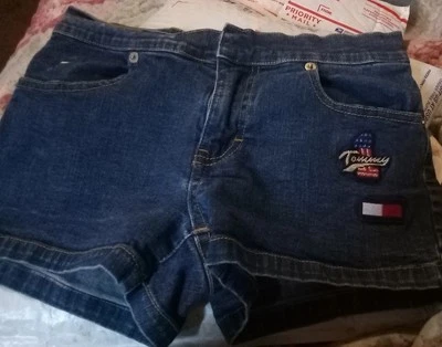Vintage Tommy Jeans Girls  Denim Shorts Size 3  stretch Y2K  - Image 1 of 4