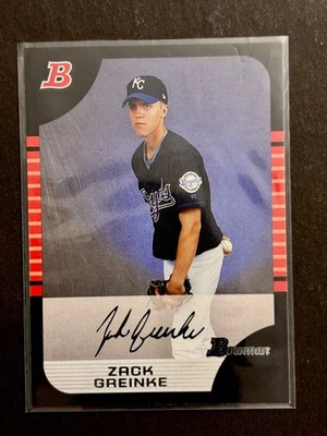 2005 Bowman - Zack Greinke #97 KC Royals Future MLB HOF ⚾ - Image 1 of 2