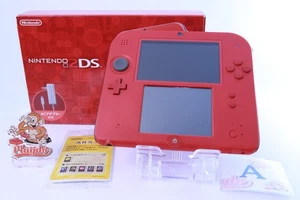 Nintendo 2DS Red [Rank:A] W/Box - Picture 1 of 14