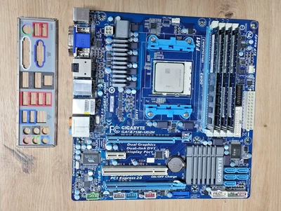 Gigabyte GA-A75M-UD2H + AMD A4-3400 + 8 GB RAM – Komplett-Set - Bild 1 von 3