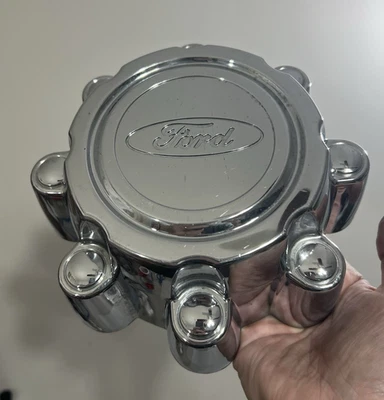 99-04 Ford F250 F350 8 tacos OEM tapa central rueda buje cromo 3C34-1A096-Ca Foto 1 de 4