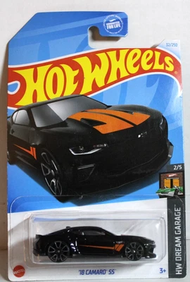 Camaro SS 32/250 Hot Wheels 2024 HW Dream Garage '18 черный - Изображение 1 из 2