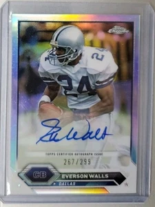 2024 Topps Chrome Everson Walls Refractor Auto #267/299 Variation Dallas Cowboys - Bild 1 von 1