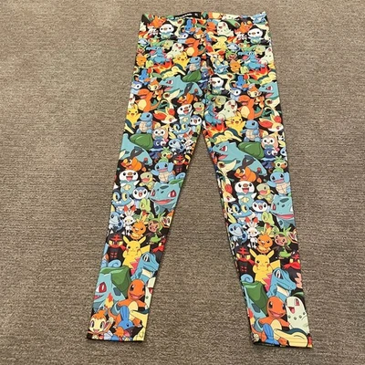 Blackmilk Pokemon Starters Leggings Womens XL Charmander Squirtle Bulbasaur New - Image 1 of 4