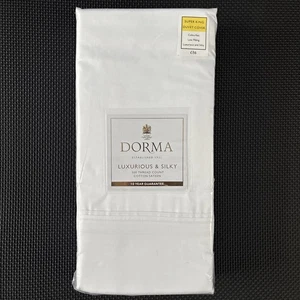 Dorma Luxurious & Silky 500 Thread Count Cotton Sateen Duvet Cover Super King - Picture 1 of 9