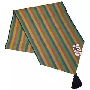 Tenda Runner da Tavolo Tropical Beach Fun Tenda a Strisce Arazzo Multicolore 72" NUOVO - Foto 1 di 1