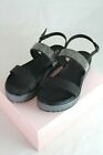CAFèNOIR women's shoes sandal platform sandal black-grey sandal size 35 39 NEW Y30