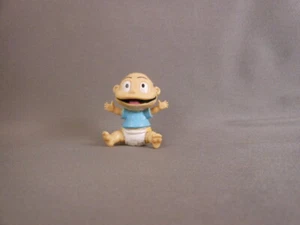 Rare Vtg Rugrats Tommy Baby PVC 1 1/8" Mini Figure 2001 Viacom - Picture 1 of 9