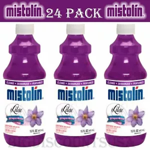 Mistolin 24 Pack General All Purpose Cleaning Solution Kit Lilac Scent 15 fl oz - Picture 1 of 1