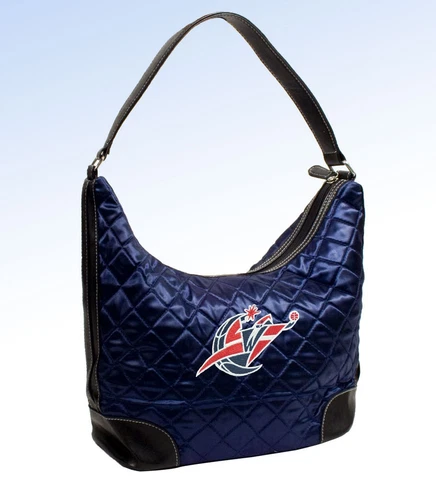 Littlearth WASHINGTON WIZARDS NBA Quilted HOBO Handbag - NAVY BLUE Cover