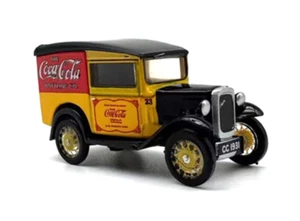 EY 1:76 Yellow Austin 7 Coke Classic Vintage Model Diecast Display Car - Picture 1 of 5