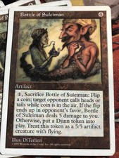 MTG Bottle of Suleiman Fifth Edition Regular Rare X4 Mixed Conditions