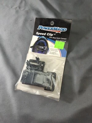 81060 Powermadd Speed Clip, Universal Chin Strap Quick Connect - DOT Approved - Image 1 of 2