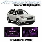 Xtremevision Interior Led For Subaru Forester 2015+ (8 Pcs) Pink