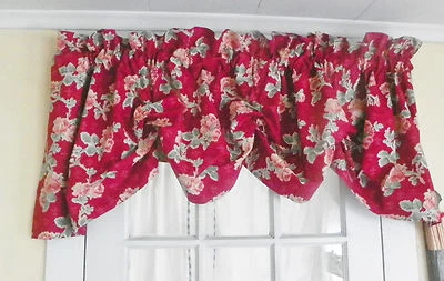 RALPH LAUREN ROJO ELENA FLORAL "100% ALGODÓN AJUSTABLE GLOBO CENEFA-2 Disponible Foto 1 de 4