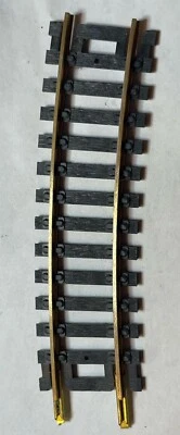 HO Scale Atlas 1/2 15" Radius Curve Brass Snap Track (Sold by the piece) C-6 VG - Image 1 of 2