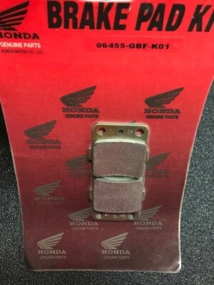 06455-GBF-K01  2003-2007 Honda CR85R/RB Front Brake Pads.  New originalOEM Honda Foto 1 de 2