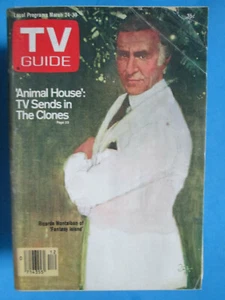 TV GUIDE 1979 March 24-30 FANTASY ISLAND Ricard Mantalban cover vintage magazine - Picture 1 of 2