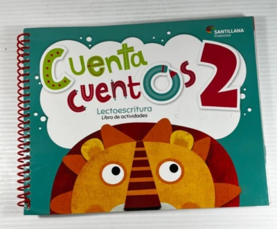 Cuenta Cuentos  grade 2 Lectoescritura Libro de actividades by Santillana 2017 - Image 1 of 4