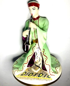 Rare 50'S Raymond Turner "Chinese Musician" 1248  Golden Crest Ceramics. Marked - Picture 1 of 9