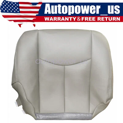 Passenger Bottom Seat Cover Gray For 2003 2004 2005 2006 Chevy Tahoe Suburban - Image 1 of 4