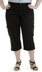 Lee Women’s Plus Size Austin Knit Relaxed Cargo Capri. Size 20w⭐️⭐️⭐️⭐️⭐️ - Picture 1 of 4