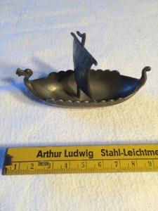 Wikinger Schiffsfigur - Norge - Zinn Drachenboot - Made in Norway - Salzkeller - Bild 1 von 11