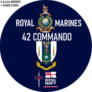 Royal Navy ROYAL MARINES Badge and more 42 COMMANDO Marines Gift - Picture 1 of 12