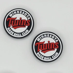 Dijes de zapatos de cocodrilo del equipo de béisbol Minnesota Twins de MLB - 2 piezas - Imagen 1 de 1