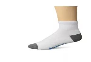 Columbia Herren Halbkissen Viertel 1 Paar weiß Größe 10-13 1298 - Bild 1 von 1