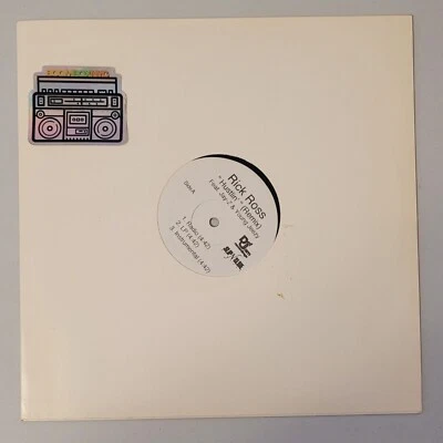 ORG Rick Ross Hustlin feat Jay Z + Young Jeezy (Remix) *2006 Vinyl 12" Promo - Image 1 of 3
