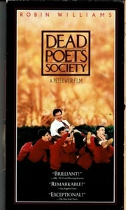 Dead Poets Society Robin Williams USED VERY GOOD VHS - Picture 1 of 2