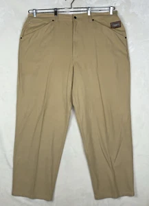 Pelle Pelle X Marc Buchanan Pants Mens 44X33.5" Beige/Tan Pockets Heavy Winter - Picture 1 of 16