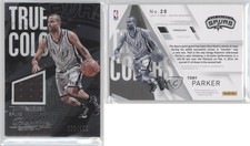 2014-15 Panini Prestige True Colors Materials Plus /199 Tony Parker #20 HOF