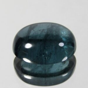 10.30Cts GENUINE OVAL CABOCHON NATURAL  INDICOLITE BLUE TOURMALINE LOOSE GEMS