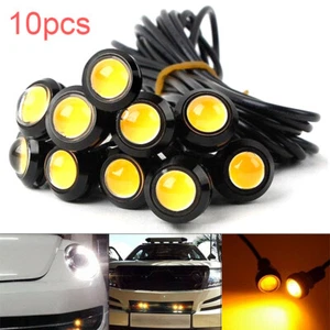 10x 18mm Car Eagle Eye DRL Led Daytime Running Lights for Backup Reverse Signal - Picture 1 of 9