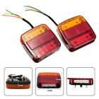 2pcs LED Car Trailer Truck Taillight Brake Stop Turn Signal Light Fast Delivery