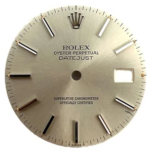 Genuine Rolex Oyster Perpetual Datejust 36mm Dial Silver 16013 16233 - Picture 1 of 4