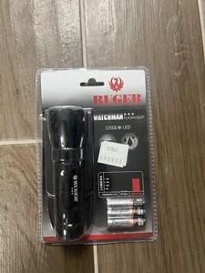 Ruger Watchman Flashlight Creed LED 140 Lumens NEW Waterproof