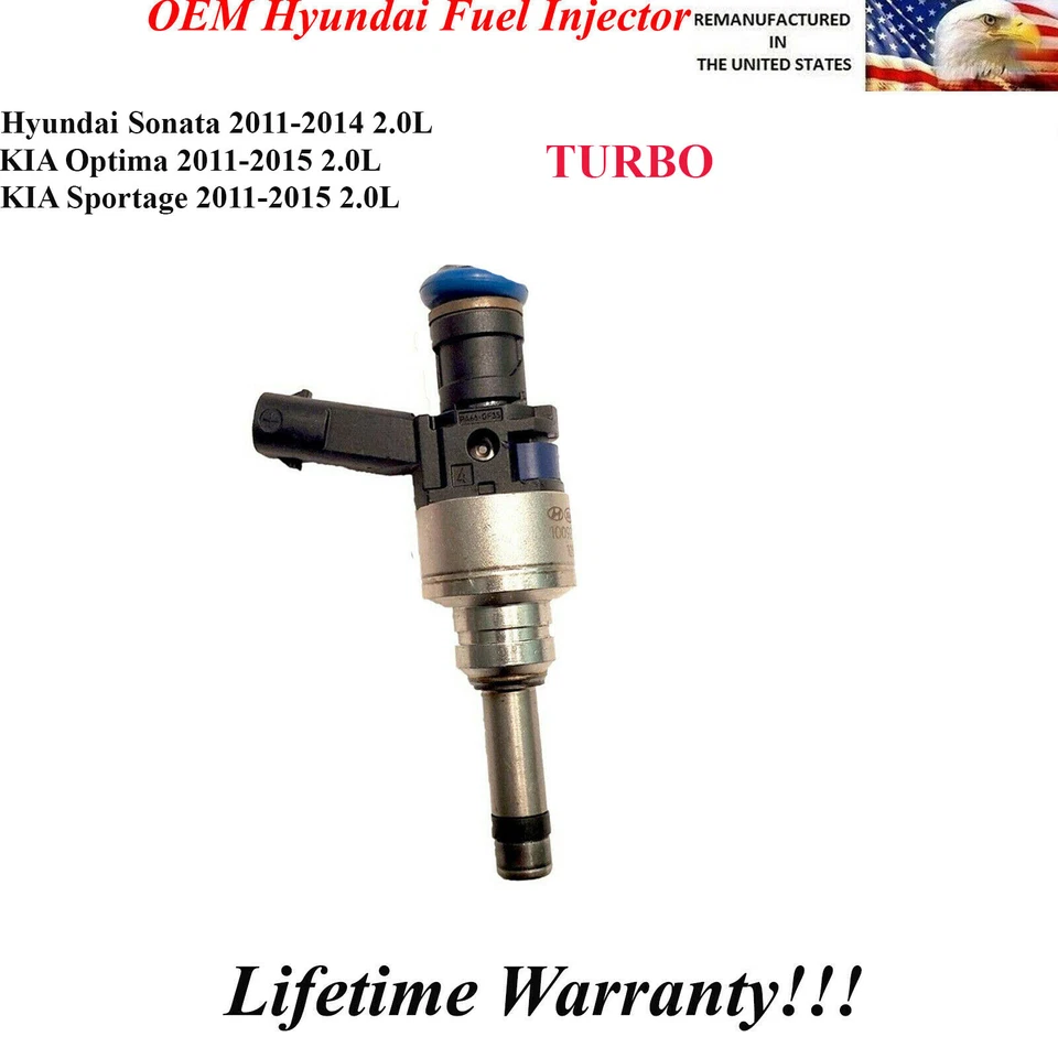 Inyector de combustible genuino único para KIA OPTIMA 2011-15 2,0 L  Foto 1 de 1