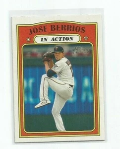 JOSE BERRIOS (Twins) 2021 TOPPS HERITAGE IN ACTION, PUZZLE BACK CARD #114 - Picture 1 of 2