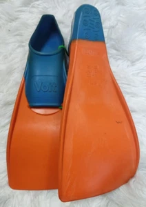 Voit Scuba Fins Floating Excellent Condition Rare Multicolor Snokerling Swimming - Picture 1 of 8