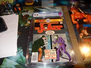The Joker #6 CGC 9.0 VF/NM Sherlock Holmes Appearance 1976 DC Comics White Pages - Picture 1 of 6