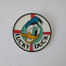 Vintage Walt Disney Donald Duck "Lucky Duck" Pin Monogram Products Largo Florida