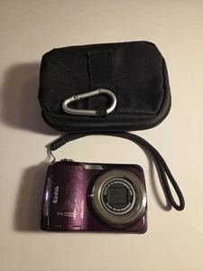 Kodak EasyShare C195 14MP Digital Camera Purple Tested Working Great Condition! - Picture 1 of 9