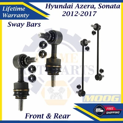 Barras estabilizadoras delanteras y traseras MOOG OEM para Hyundai Azera/Sonata 2012-2017 guerra de por vida. Foto 1 de 4