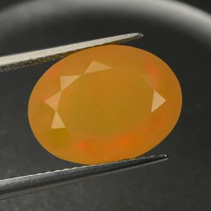 4.05 Ct Amazing Oval 14 x 10.7 MM 100% Natural Multi Colors Dancing Fire Opal !! - Picture 1 of 5