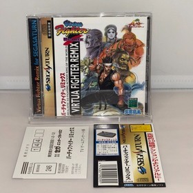Virtua Fighter REMIX SEGA SATURN Japanese w/ Spine Card